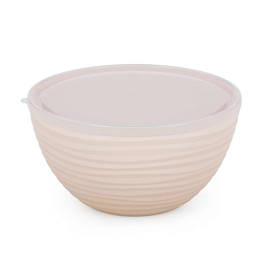 Чаша "Оазис" 2,5л (с крышкой) (бежевый) М8403 Чаша "Оазис" 2,5л (с крышкой) (бежевый) М8403