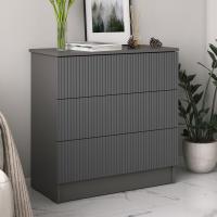 Комод К-54 3 ящ. Эйхория/Серый графит Комод К-54 3 ящ. Эйхория/Серый графит