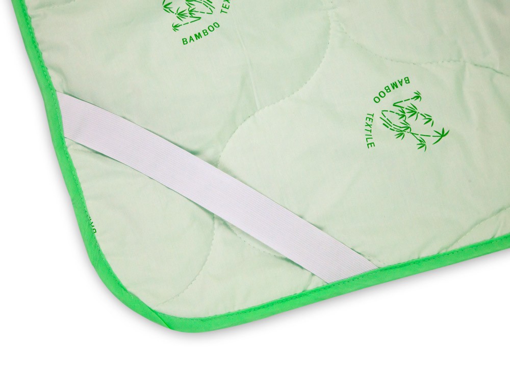 Наматрасник с фиксатором бамбуковое волокно 160*200 см  Наматрасник с фиксатором бамбуковое волокно 160*200 см