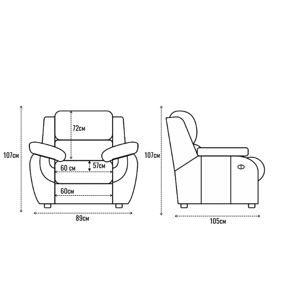 Кресло-реклайнер SX-81423H Bailun-01 light grey/Велюр серый с вращающимся механизмом Кресло-реклайнер SX-81423H Bailun-01 light grey/Велюр серый с вращающимся механизмом