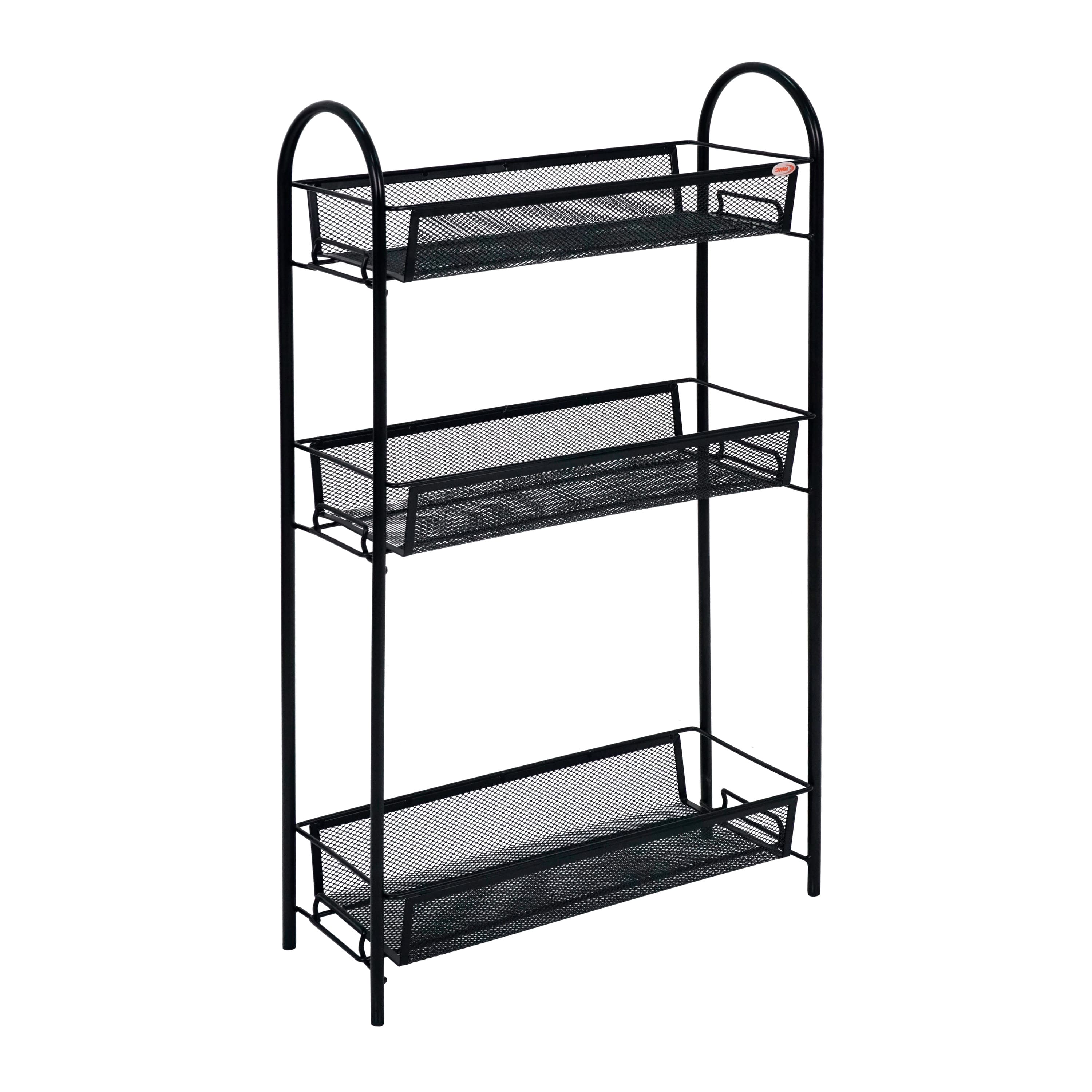 Этажерка Ладья 13 3-х секцион. графит Э399 ГР Этажерка Ладья 13 3-х секцион. графит Э399 ГР