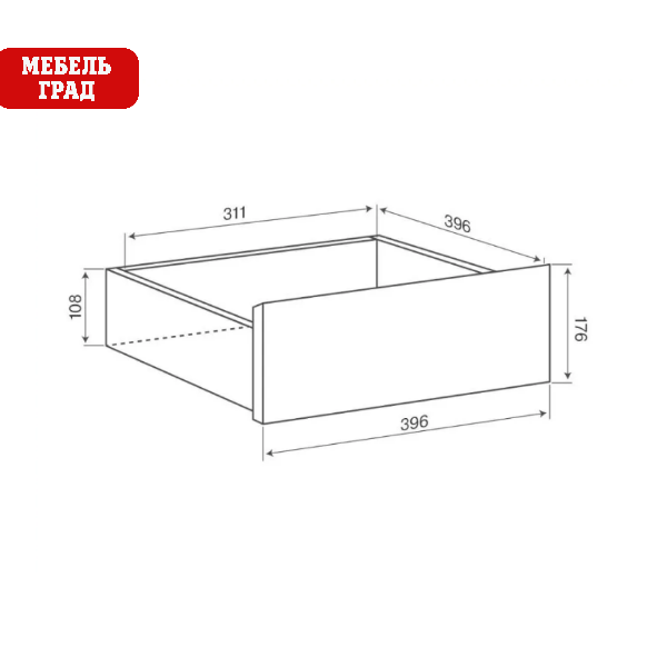 Уют СТЛ.275.03 Шкаф напольный 40 Белый/Белый Уют СТЛ.275.03 Шкаф напольный 40 Белый/Белый