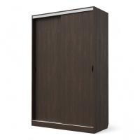 Шкаф-купе Клэр 1400х597х2200 с ящ/венге-хром Шкаф-купе Клэр 1400х597х2200 с ящ/венге-хром