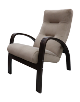 Кресло "ЛАДОГА-2" ткань Фреш 04,бежевый / Орех  Кресло "ЛАДОГА-2" ткань Фреш 04,бежевый / Орех