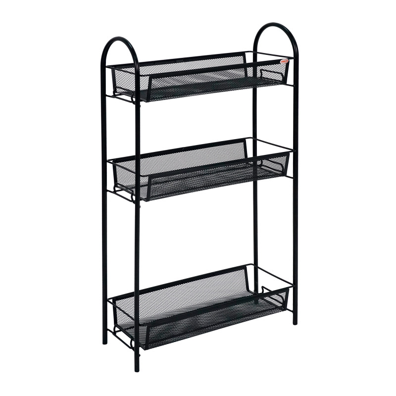 Этажерка Ладья 13 3-х секцион. чёрный Э399  Ч Этажерка Ладья 13 3-х секцион. чёрный Э399  Ч