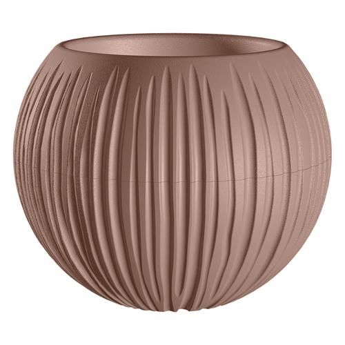 Кашпо "Сфера Мини" (0,3 л.) Цв. Мокачино  Кашпо "Сфера Мини" (0,3 л.) Цв. Мокачино