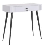 Ева Туалетный столик-2/Белое дерево/Белый матовый