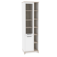 Aurelio 1 Шкаф МЦН Белый-Блеквуд Сатиновый/Глазово Aurelio 1 Шкаф МЦН Белый-Блеквуд Сатиновый/Глазово