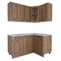 Угловая кухня РАВЕННА Дуб крафт / Орех антик 1,5м Угловая кухня РАВЕННА Дуб крафт / Орех антик 1,5м