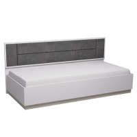 Aurelio 80 Кровать Белый-Блеквуд Сатиновый Aurelio 80 Кровать Белый-Блеквуд Сатиновый