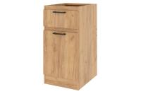 Ревилья 454.34 С Шкаф напольный с ящиком ш40 Дуб крафт золотой