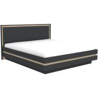 Анона 9 Кровать с основанием металл 1600*2000 Антрацит/Дуб Сонома/ Анона 9 Кровать с основанием металл 1600*2000 Антрацит/Дуб Сонома/