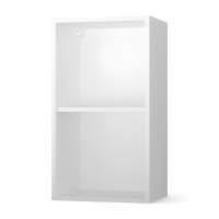 НОВА  Корпус шкафа настенного 1-но дверного 400 / Белый НОВА  Корпус шкафа настенного 1-но дверного 400 / Белый