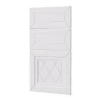 Фасад РОМБ белый 3 ящика 400