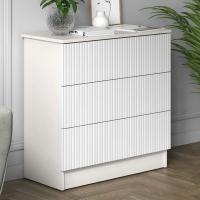 Комод К-54 3 ящ. Моргентау/Белый снег Комод К-54 3 ящ. Моргентау/Белый снег