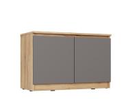 СИТИ Прихожая ТПр-12 Тумба для прихожей/524х804х380/ Серый Графит/Дуб крафт Золотой СИТИ Прихожая ТПр-12 Тумба для прихожей/524х804х380/ Серый Графит/Дуб крафт Золотой