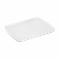 Поднос столовый 395*300мм (белый) Поднос столовый 395*300мм (белый)