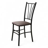 Стул Трилогия (черный, к/з Коричневый 130) Стул Трилогия (черный, к/з Коричневый 130)