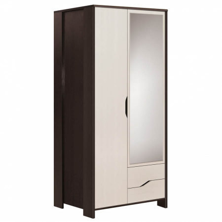 Конго Шкаф 2дв. с зеркалом Конго Шкаф 2дв. с зеркалом