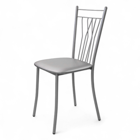 Стул ОНЕГА Лайт, металлик, винил №23 серебро Стул ОНЕГА Лайт, металлик, винил №23 серебро