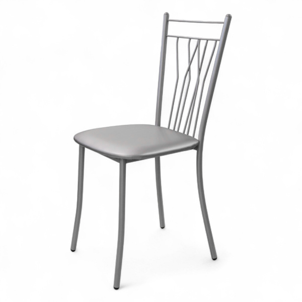 Стул ОНЕГА Лайт, металлик, винил №23 серебро Стул ОНЕГА Лайт, металлик, винил №23 серебро