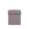 Пуф Leset Плуто складной с крышкой, велюр серый  VELUTTO 08 Пуф Leset Плуто складной с крышкой, велюр серый  VELUTTO 08