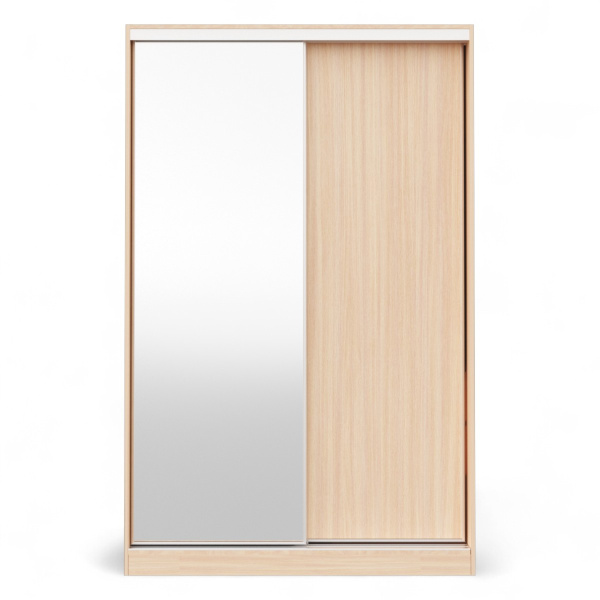 Шкаф-купе БН-61 2дв 1400х600х2200 Дуб мол/хром Шкаф-купе БН-61 2дв 1400х600х2200 Дуб мол/хром