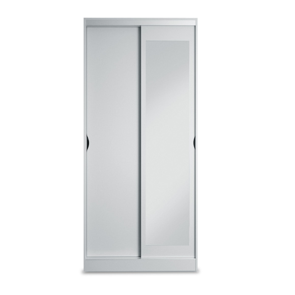 Шкаф-купе Клэр с зеркалом 1000х600х2200 Серый камень Шкаф-купе Клэр с зеркалом 1000х600х2200 Серый камень