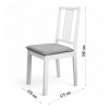 Стул Монтерэй -SW00384 Серый / Белый Стул Монтерэй -SW00384 Серый / Белый