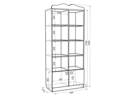 Стеллаж Фэнтези Стеллаж Фэнтези