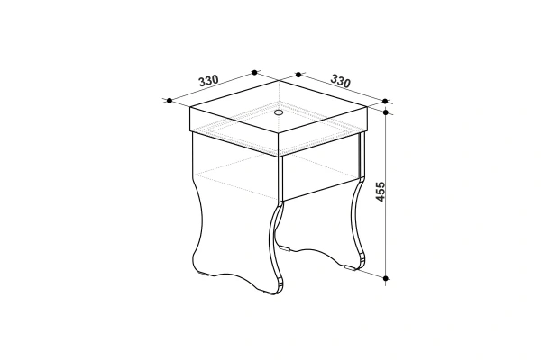 Виктория-1 Пуф SPV-2.06.0144 дуб сонома Виктория-1 Пуф SPV-2.06.0144 дуб сонома