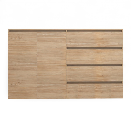 ВЕНСЕН Комод 4 ящика 2двери / Сонома