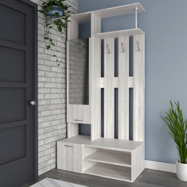 Прихожая БН-208,1000*360*2100 (Сосна Лофт)  Прихожая БН-208,1000*360*2100 (Сосна Лофт)