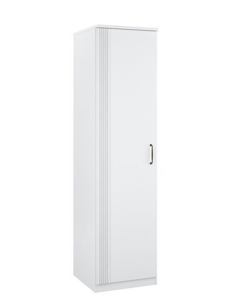 Диана Мод.Д5 Шкаф для одежды и белья (5 полок + штанга) лам.белый Диана Мод.Д5 Шкаф для одежды и белья (5 полок + штанга) лам.белый