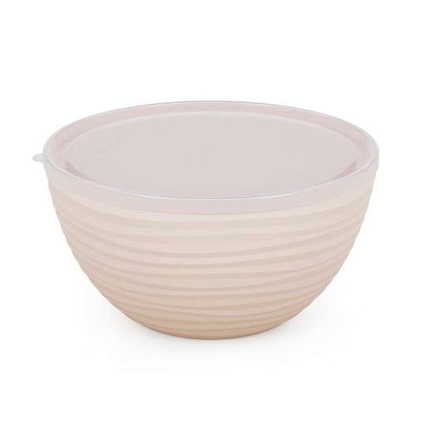 Чаша "Оазис" 2,5л (с крышкой) (бежевый) М8403 Чаша "Оазис" 2,5л (с крышкой) (бежевый) М8403