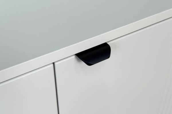 Комод 3 Рич кашемир/фрапучино матовый/черный Комод 3 Рич кашемир/фрапучино матовый/черный