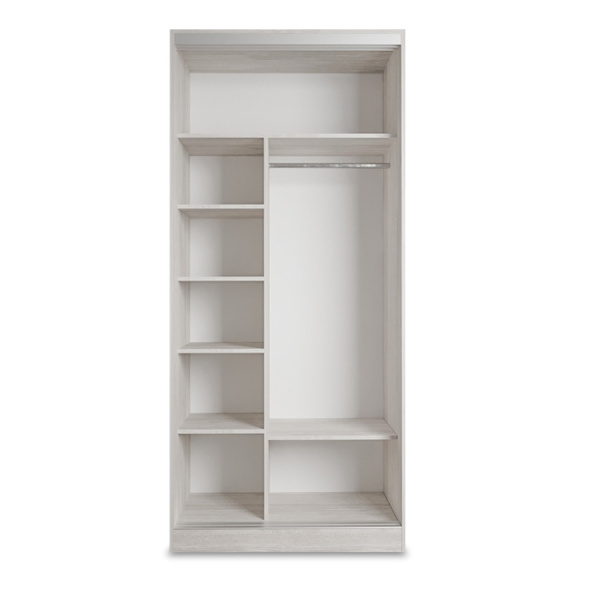 Шкаф-купе Клэр с зеркалом 1000х600х2200 сосна лофт-хром Шкаф-купе Клэр с зеркалом 1000х600х2200 сосна лофт-хром