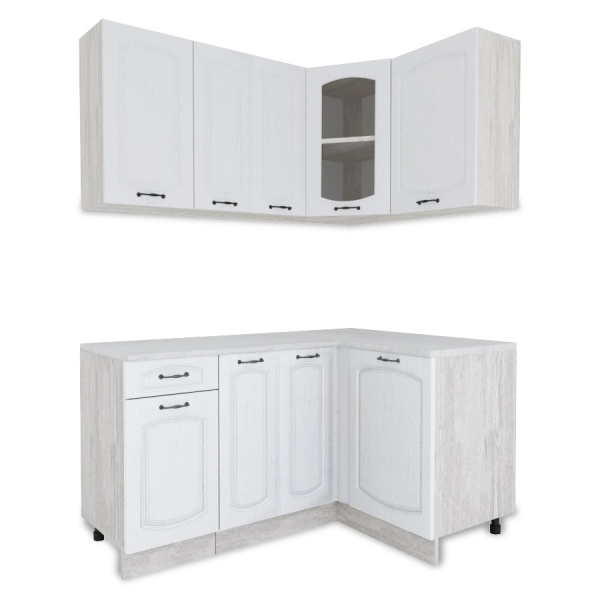 Угловая кухня РАВЕННА Сосна лофт / Дуб светлый 1,5м Угловая кухня РАВЕННА Сосна лофт / Дуб светлый 1,5м