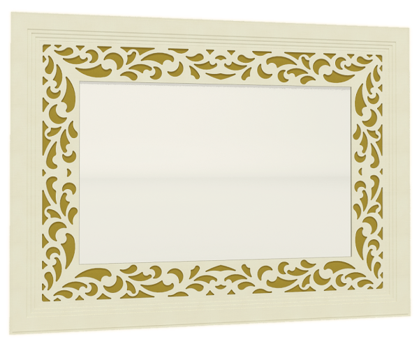 Ливадия Л10 Зеркало лам.белый (Weave) Ливадия Л10 Зеркало лам.белый (Weave)