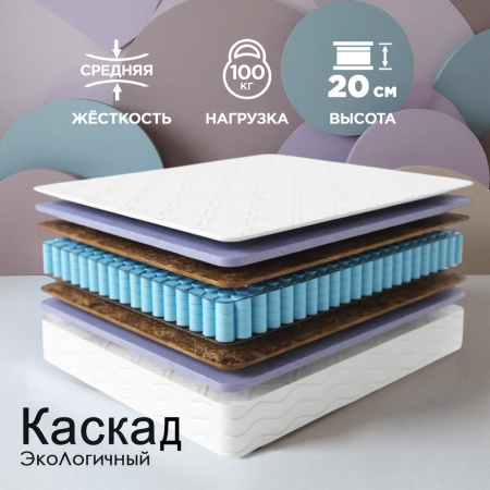 Матрас Комфорт "ЭкоЛогичный" Каскад 800*2000 Матрас Комфорт "ЭкоЛогичный" Каскад 800*2000