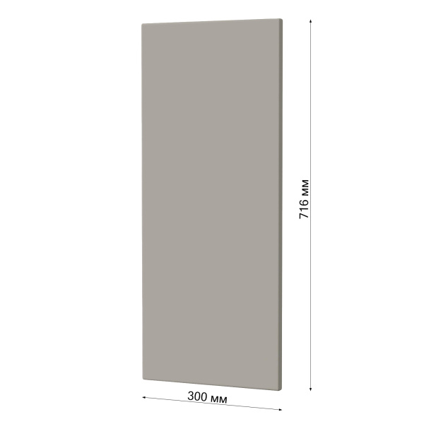 Фасад СЕРЫЙ МАТОВЫЙ 300 Фасад СЕРЫЙ МАТОВЫЙ 300