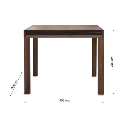 Стол  THE-6911 Merlot Beech (MB), 900+900*900*755 Стол  THE-6911 Merlot Beech (MB), 900+900*900*755