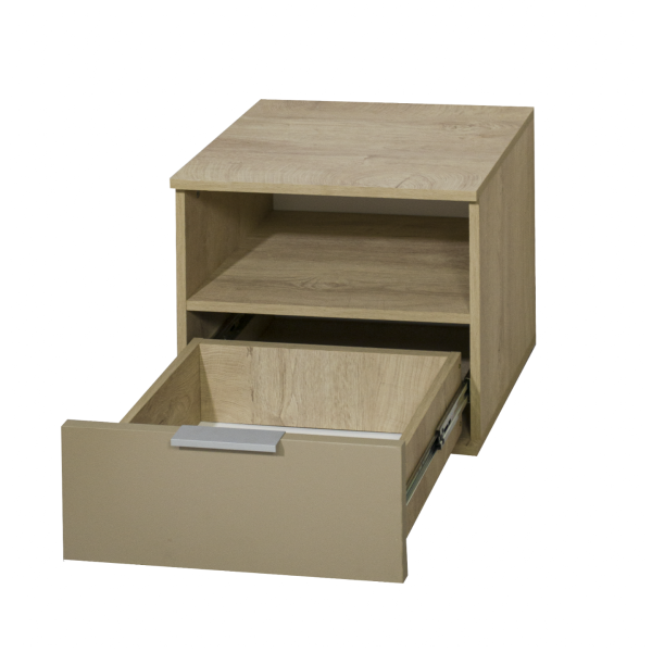 Тумба прикроватная Сен-Дени Дуб Эндгрейн/Вижн матовый Тумба прикроватная Сен-Дени Дуб Эндгрейн/Вижн матовый