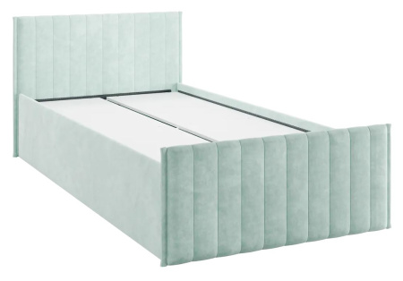 Кровать с ящиками Твикс 90х200 см (мята (велюр))