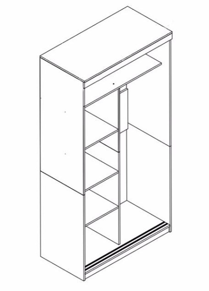 Шкаф-купе  Премьера 2-х дверн. Шкаф-купе  Премьера 2-х дверн.
