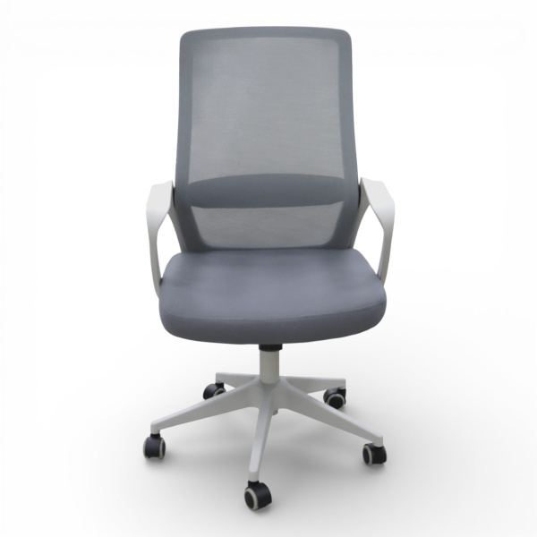 Кресло офисное 8325M-GR Серый нейлон каркас/сетка.Черный газлифт