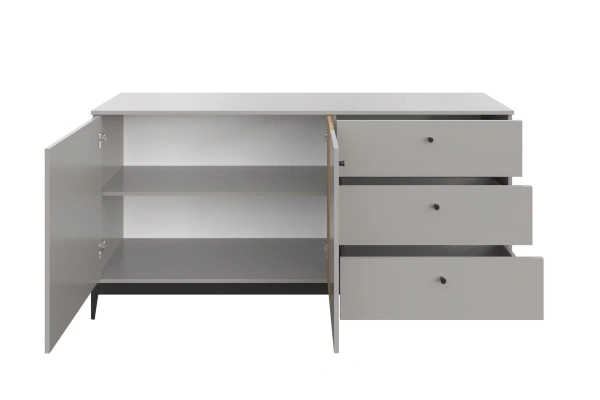 Комод Нордик Холодный серый/Дуб Артизан Комод Нордик Холодный серый/Дуб Артизан