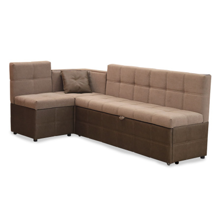 Кухонный уголок "Капучино 3-1" (Правый) (Tesla 05/Nubuk Ground 7) мдф Дуб Шато Кухонный уголок "Капучино 3-1" (Правый) (Tesla 05/Nubuk Ground 7) мдф Дуб Шато