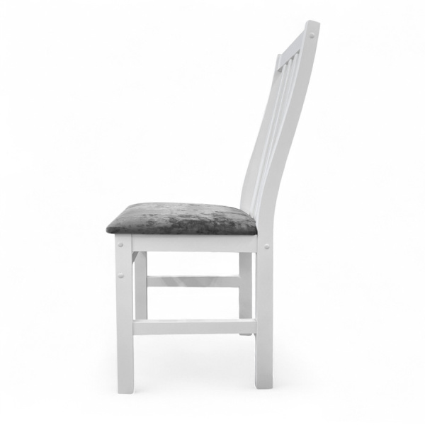 Стул Соло Р белая эмаль/ Kатания 19 Стул Соло Р белая эмаль/ Kатания 19