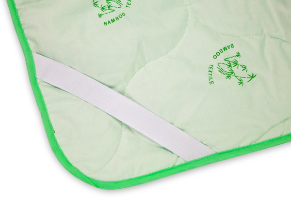 Наматрасник с фиксатором бамбуковое волокно 160*200 см  Наматрасник с фиксатором бамбуковое волокно 160*200 см